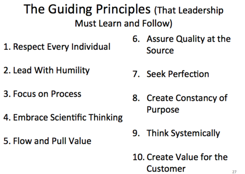 examples of guiding values